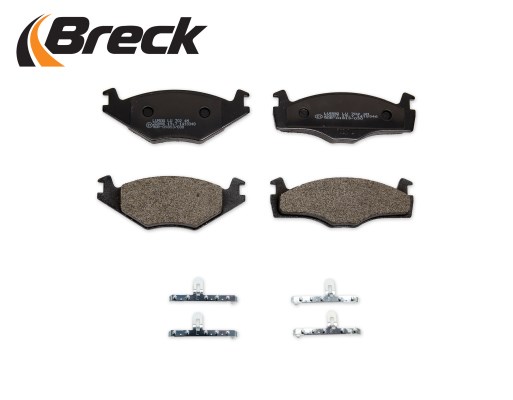 Brake Pad Set, disc brake BRECK 208872070200 3