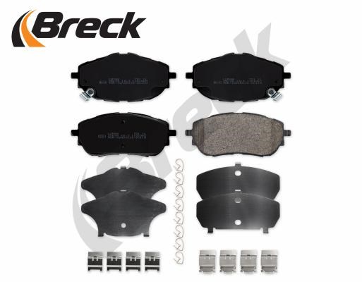 Brake Pad Set, disc brake BRECK 256980070100 2