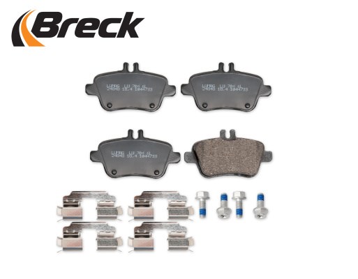 Brake Pad Set, disc brake BRECK 248480070410 3