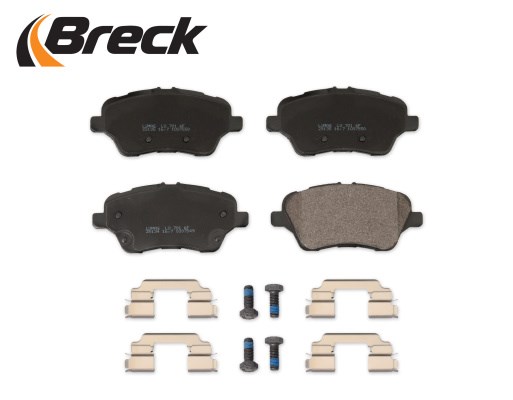 Brake Pad Set, disc brake BRECK 251340070100 3