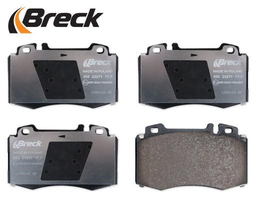 Brake Pad Set, disc brake BRECK 232710055220 3
