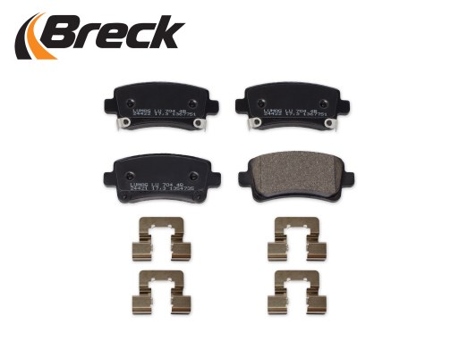 Brake Pad Set, disc brake BRECK 244210070410 3