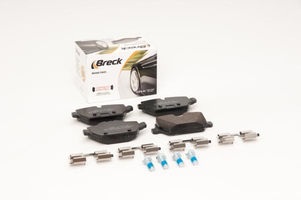 Brake Pad Set, disc brake BRECK 254780070400 2