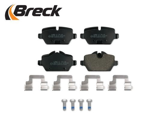 Brake Pad Set, disc brake BRECK 254780070400 3