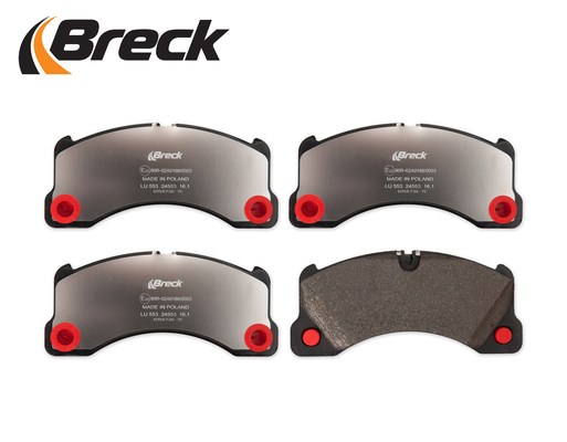 Brake Pad Set, disc brake BRECK 245530055300 3