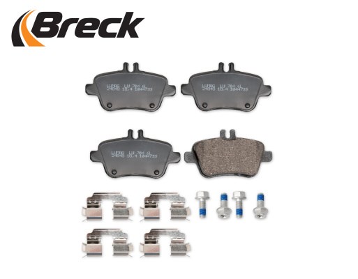 Brake Pad Set, disc brake BRECK 248480070400 3