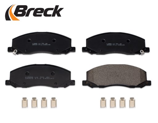 Brake Pad Set, disc brake BRECK 244180070110 3