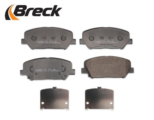 Brake Pad Set, disc brake BRECK 249150070100 3