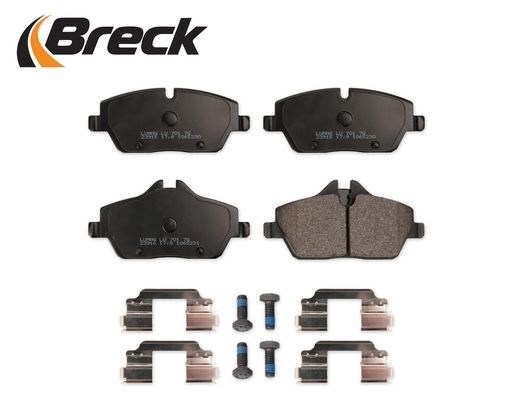 Brake Pad Set, disc brake BRECK 239150070100 3