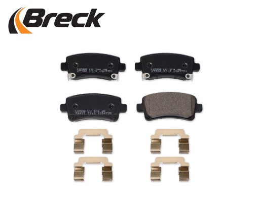 Brake Pad Set, disc brake BRECK 244210070420 3