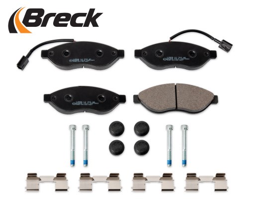 Brake Pad Set, disc brake BRECK 244690070310 3