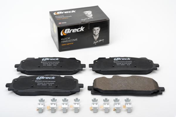 Brake Pad Set, disc brake BRECK 258610055300 2