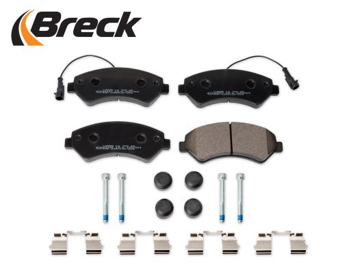 Brake Pad Set, disc brake BRECK 244670070310 3