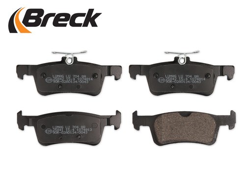 Brake Pad Set, disc brake BRECK 258410070400 3