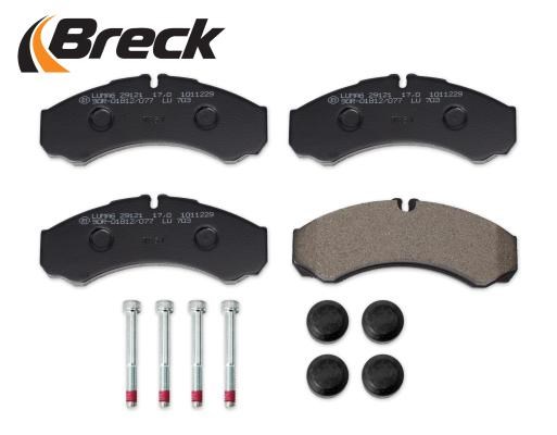 Brake Pad Set, disc brake BRECK 291210070300 3