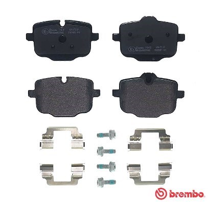 Brake Pad Set, disc brake BREMBO P06101 2