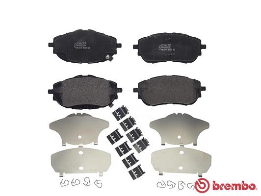 Brake Pad Set, disc brake BREMBO P83150 2