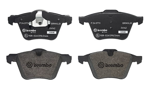 Brake Pad Set, disc brake BREMBO P24077X 2