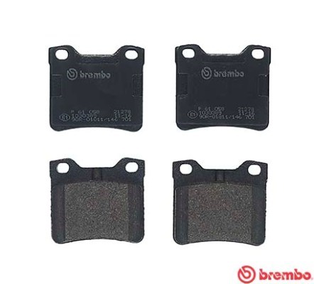 Brake Pad Set, disc brake BREMBO P61058 2