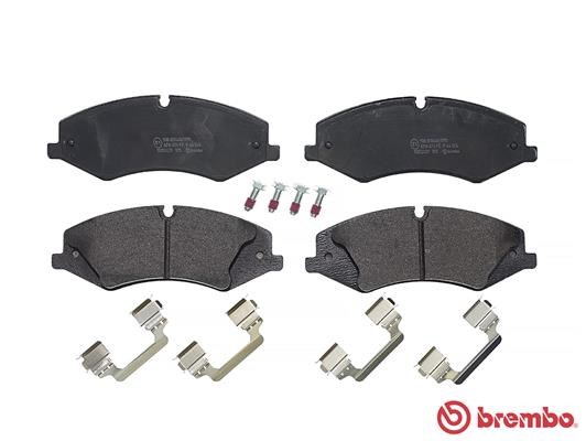 Brake Pad Set, disc brake BREMBO P44024 2