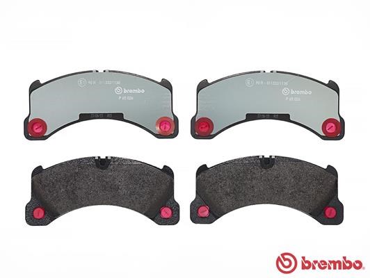 Brake Pad Set, disc brake BREMBO P65026 2