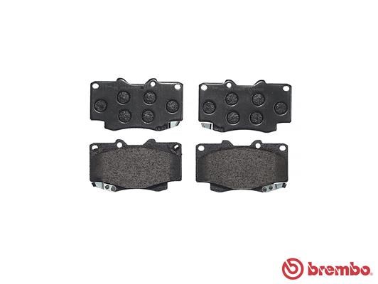 Brake Pad Set, disc brake BREMBO P83151 2
