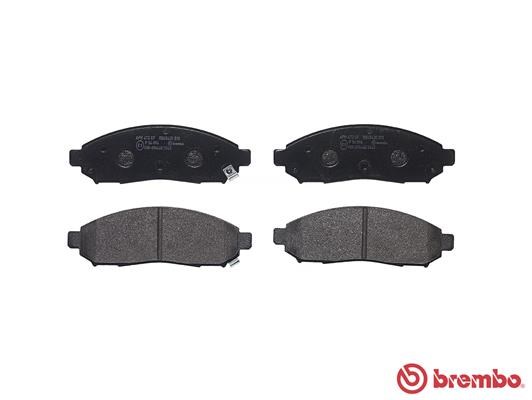Brake Pad Set, disc brake BREMBO P56096 2