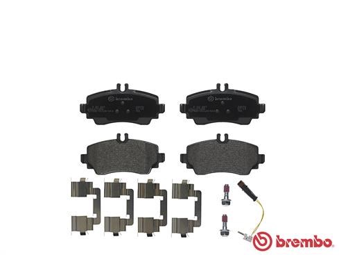 Brake Pad Set, disc brake BREMBO P50047 2