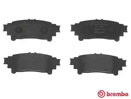 Brake Pad Set, disc brake BREMBO P83153 2