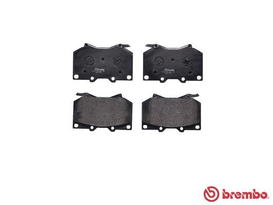 Brake Pad Set, disc brake BREMBO P83108 2