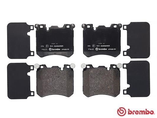 Brake Pad Set, disc brake BREMBO P06077 2
