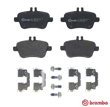 Brake Pad Set, disc brake BREMBO P50140 2