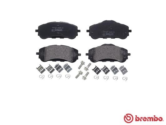 Brake Pad Set, disc brake BREMBO P61120 2