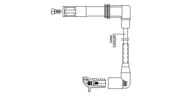 Ignition Cable BREMI 1A13E43