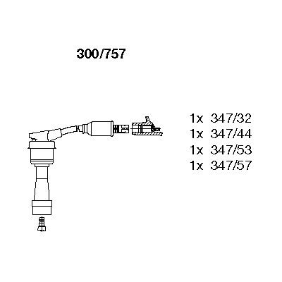 Ignition Cable Kit BREMI 300/757
