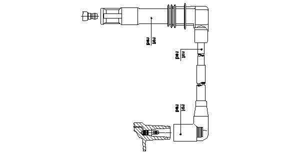 Ignition Cable BREMI 1A30E43
