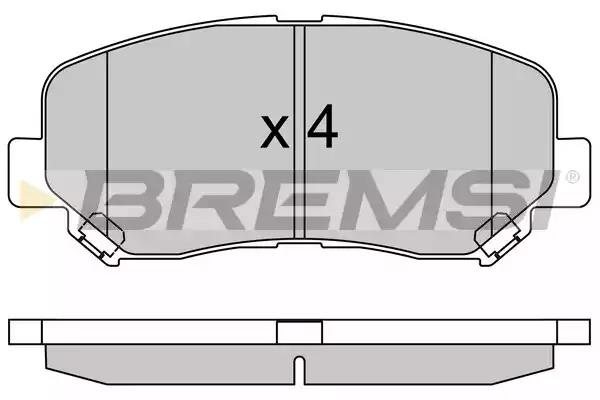 Brake Pad Set, disc brake BREMSI BP3535