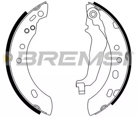 Brake Shoe Set BREMSI GF0856