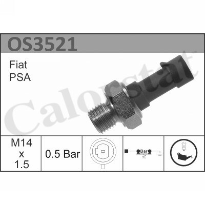 Oil Pressure Switch CALORSTAT by Vernet OS3521