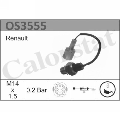 Oil Pressure Switch CALORSTAT by Vernet OS3555