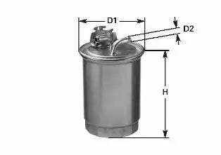 Fuel filter CLEAN FILTERS DN829T