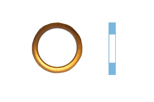 Seal Ring, oil drain plug CORTECO 005542H