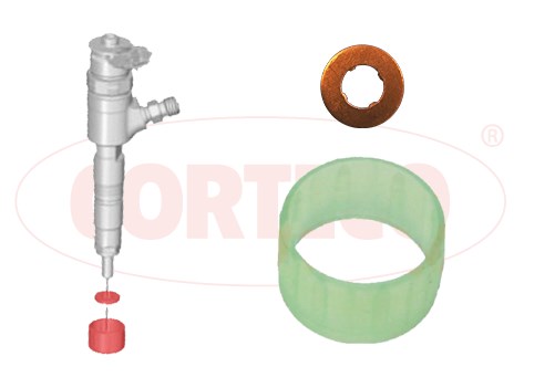 Seal Ring Set, injection valve CORTECO 49445014