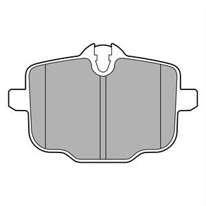 Brake Pad Set, disc brake DELPHI LP3579