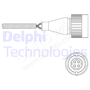 Lambda Sensor DELPHI ES11057-12B1