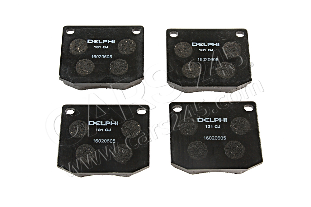 Brake Pad Set, disc brake DELPHI LP131 2