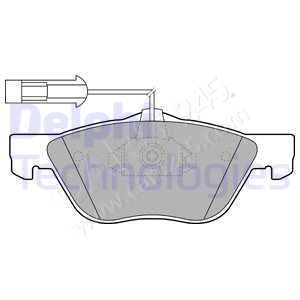 Brake Pad Set, disc brake DELPHI LP1686
