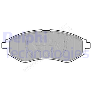 Brake Pad Set, disc brake DELPHI LP1895