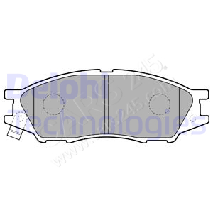 Brake Pad Set, disc brake DELPHI LP2184