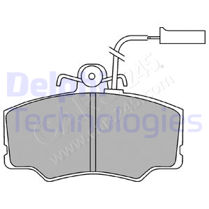 Brake Pad Set, disc brake DELPHI LP692